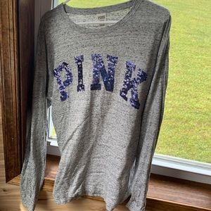 Pink long sleeve shirt